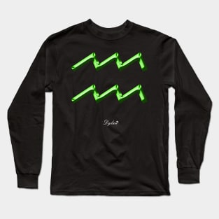 Aquarius Zodiac Long Sleeve T-Shirt